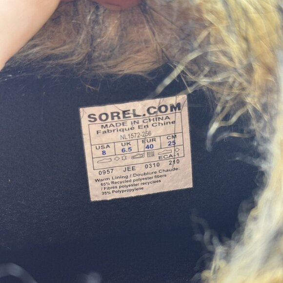 Sorel Cate the Great Brown Waterproof Leather  Winter Duck Boots Size 8 - Picture 10 of 16